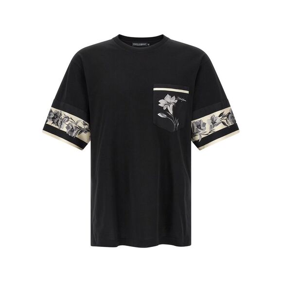 Dolce & Gabbana Men's Silk Detail T-Shirt